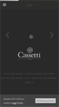Mobile Screenshot of cassetti.it